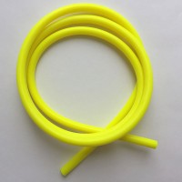 Трубка латексная силиконовая 6mm x 3mm 1m yellow