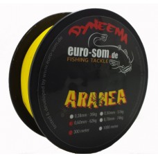 Плетёный шнур Euro-Som ARANEA 0,50mm 150m Yellow