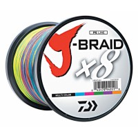 Плетёный шнур Daiwa J-Braid Multi Color 0,55mm 1500m