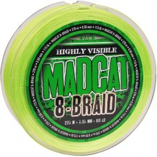 Плетеный шнур для ловли сома MADCAT® 8-BRAID HI-VIS 0,35mm 270m